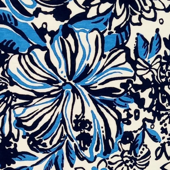 Lilly Pulitzer Etta Maxi Dress in Low Tide Navy Pandarama Sz Medium NWOT - Picture 11 of 13